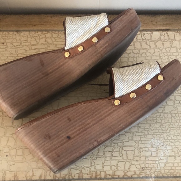 Tory Burch Ines Wedges size 9.5 - Picture 4 of 12